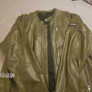 Adidas lather jacket